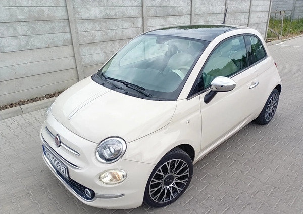 Fiat 500 cena 38900 przebieg: 31000, rok produkcji 2018 z Pleszew małe 191